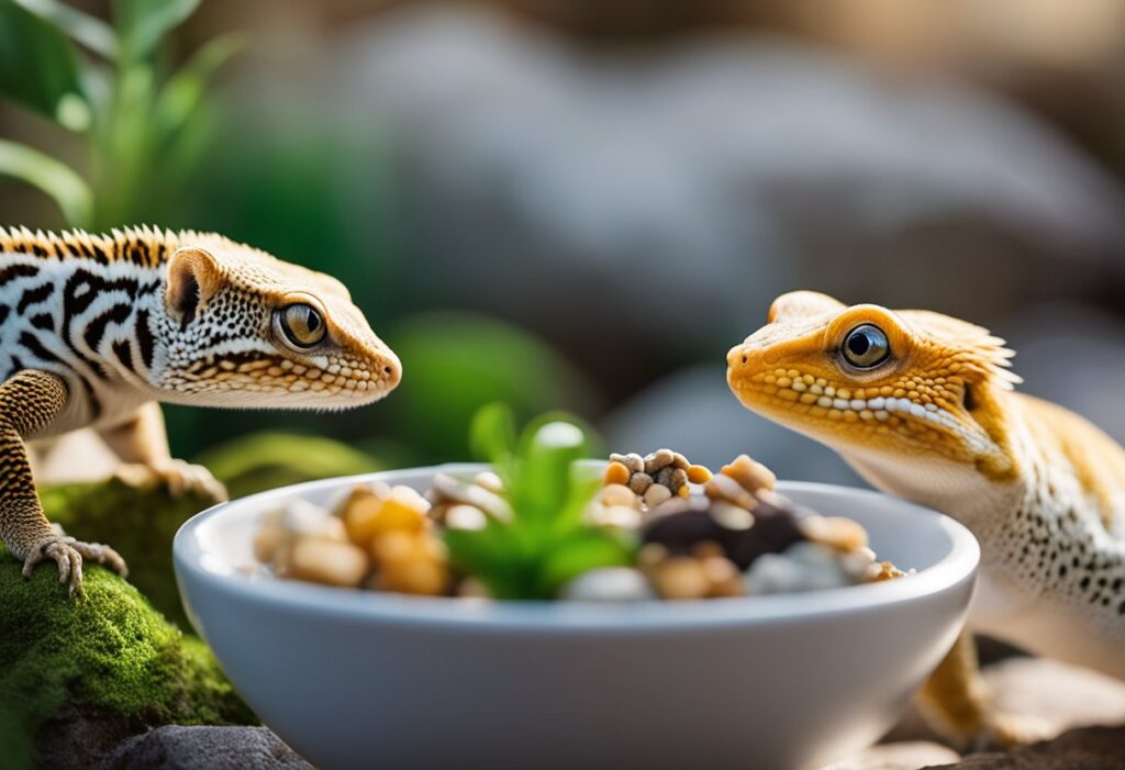 Can Leopard Geckos Eat Bearded Dragon Food