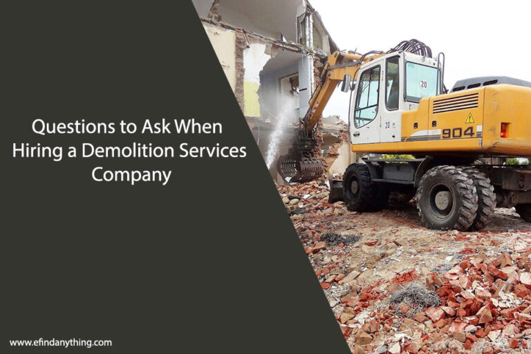 Demolition Services Company