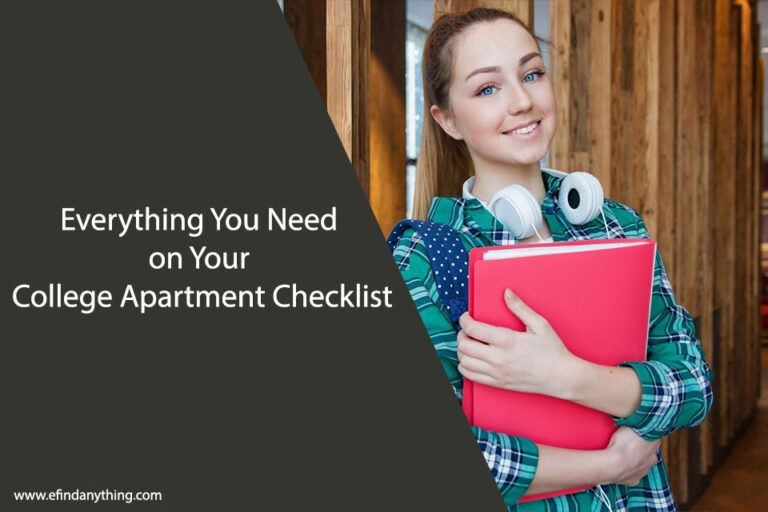 Everything You Need on Your College Apartment Checklist