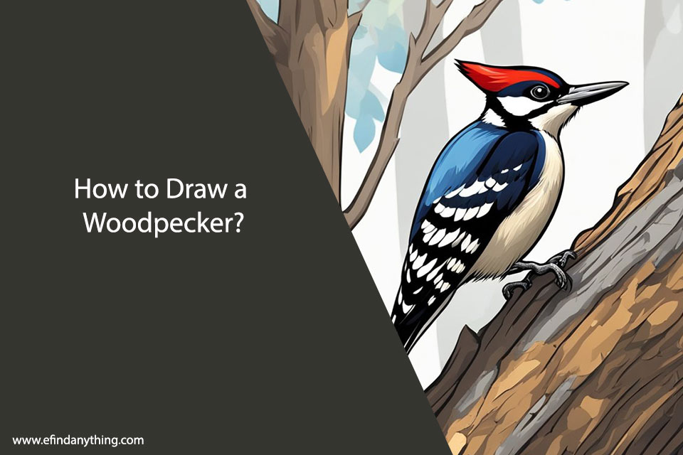 How to Draw a Woodpecker