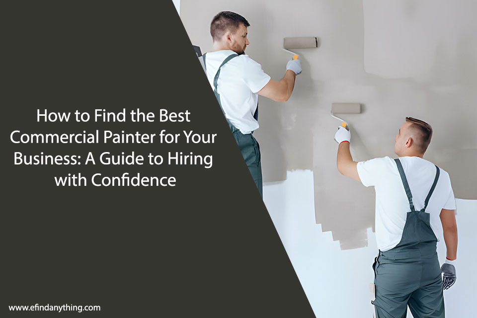 How to Find the Best Commercial Painter for Your Business: A Guide to Hiring with Confidence