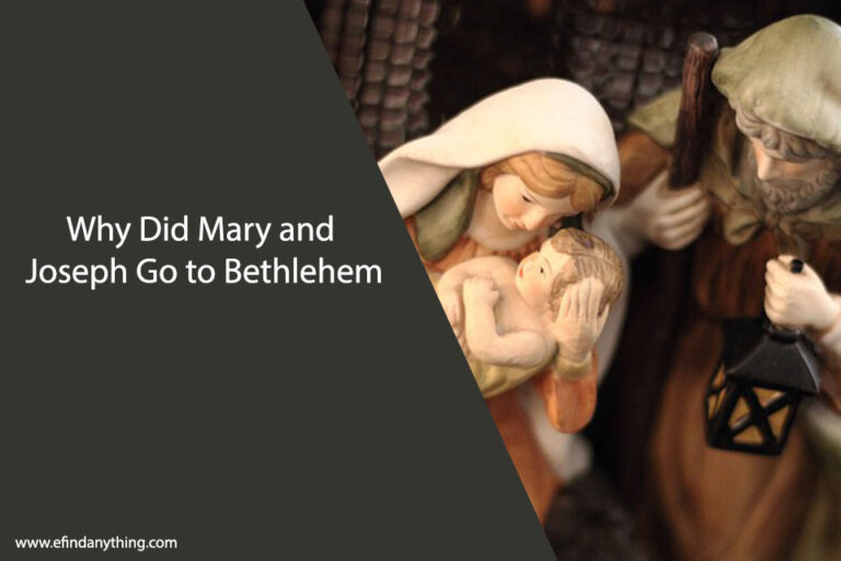 Why Did Mary and Joseph Go to Bethlehem