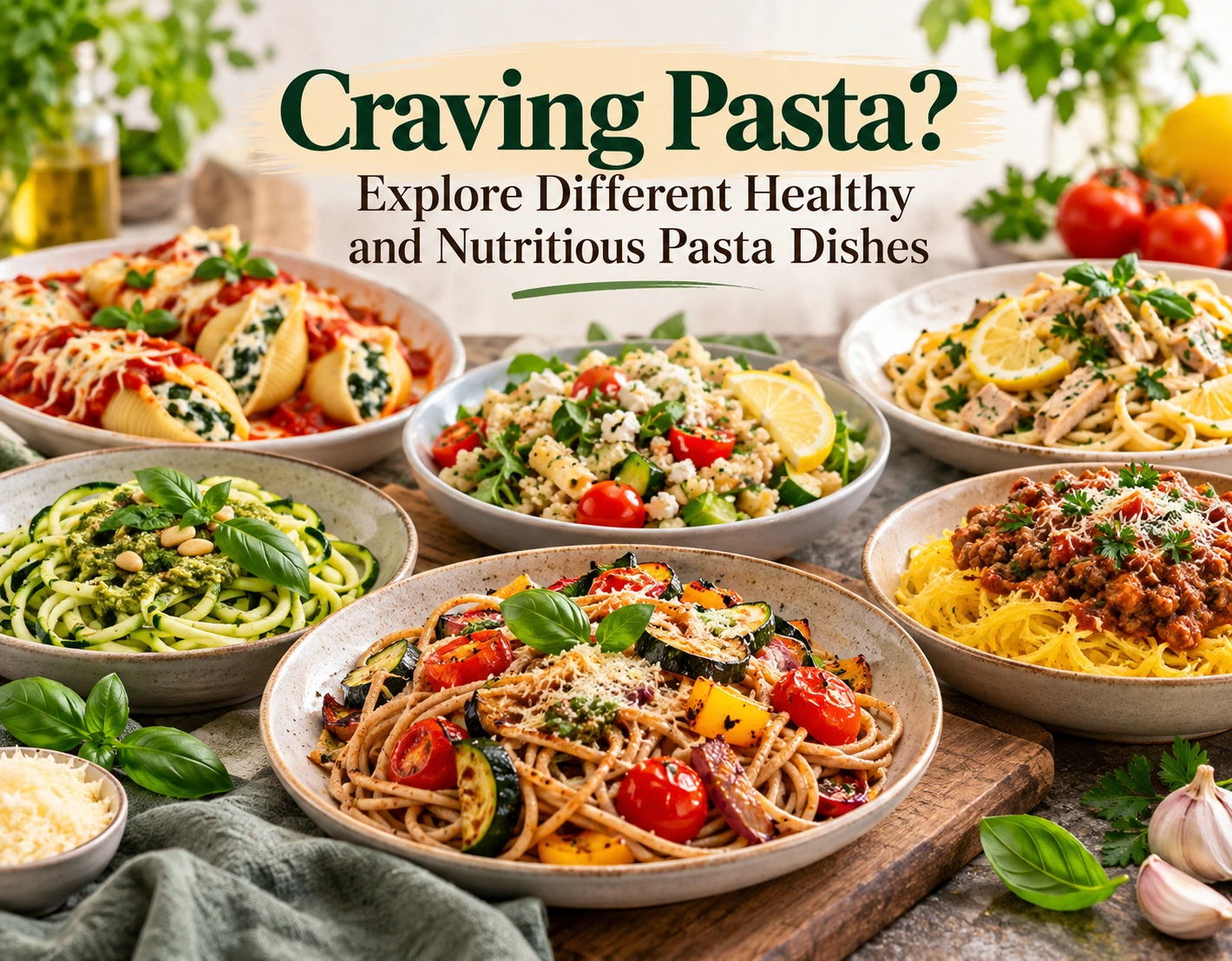 Healthy and nutritious pasta dishes for satisfying pasta cravings