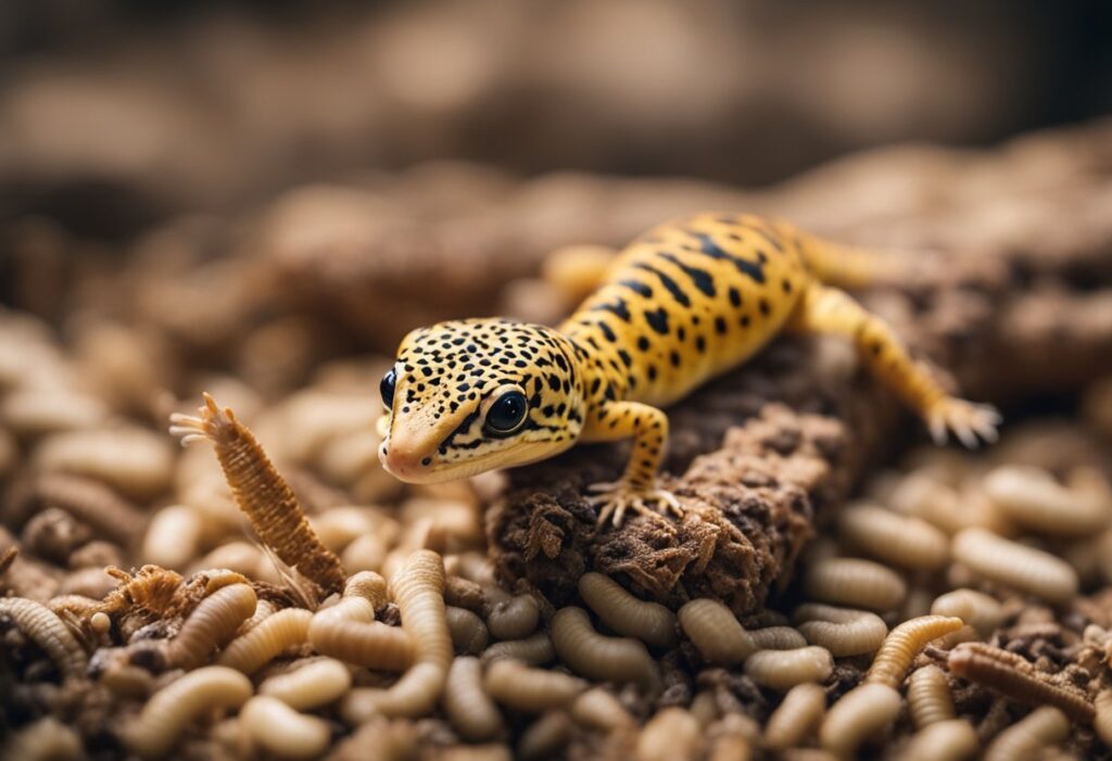 Can Leopard Geckos Eat Giant Mealworms