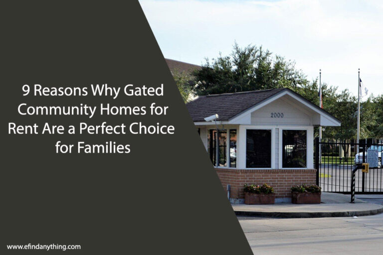 Gated Community Homes for Rent