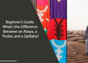Abaya, a Thobe, and a Djellaba