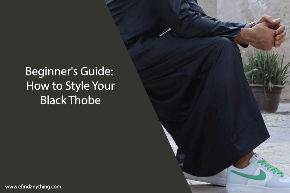 Beginner's Guide: How to Style Your Black Thobe