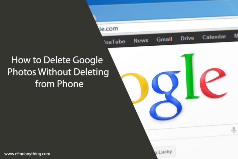 How to Delete Google Photos Without Deleting from Phone