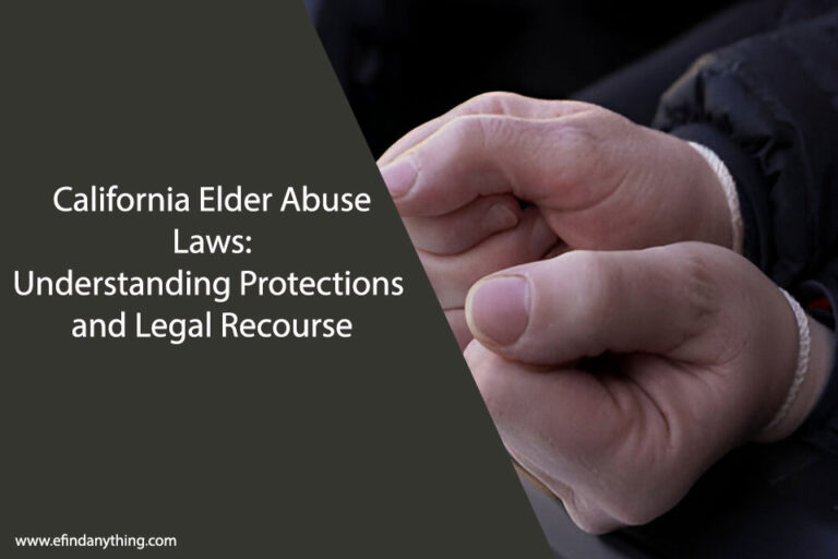 California Elder Abuse Laws:
