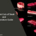 Different Cuts of Steak and Temperature Guide