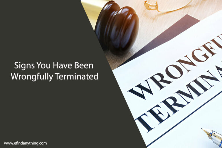 Signs You Have Been Wrongfully Terminated