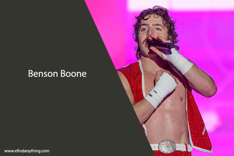 Benson Boone Height