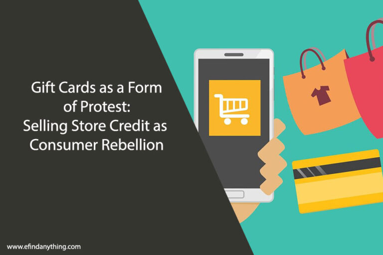 Gift Cards as a Form of Protest