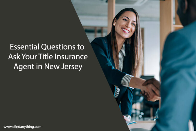 Title Insurance Agent in New Jersey