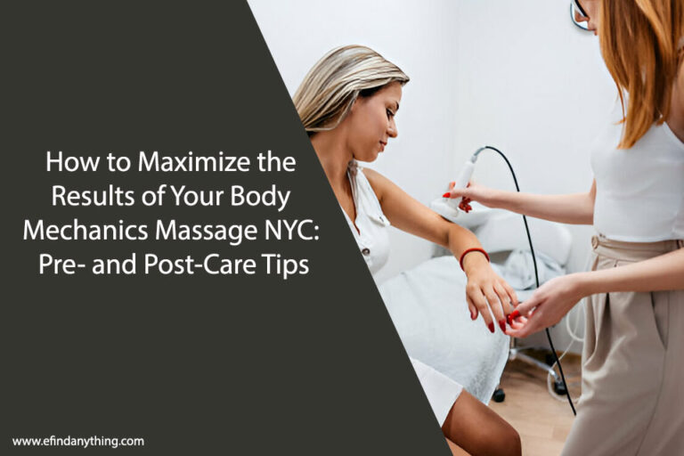Body Mechanics Massage NYC