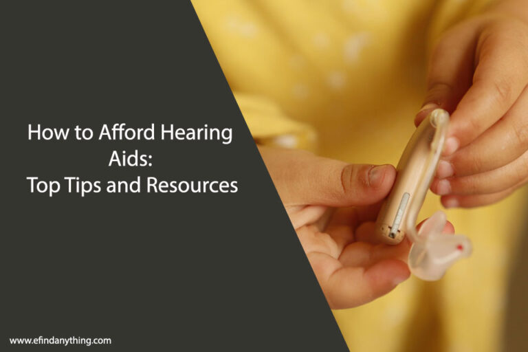 How to Afford Hearing Aids