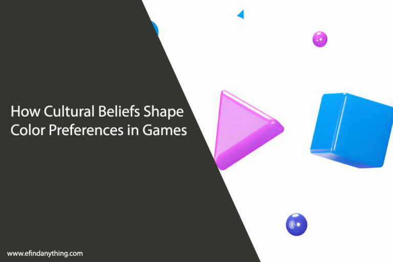 Shape Color Preferences in Games