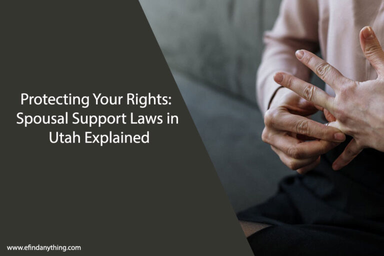 Spousal Support Laws in Utah