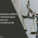 Personal Injury Lawsuit