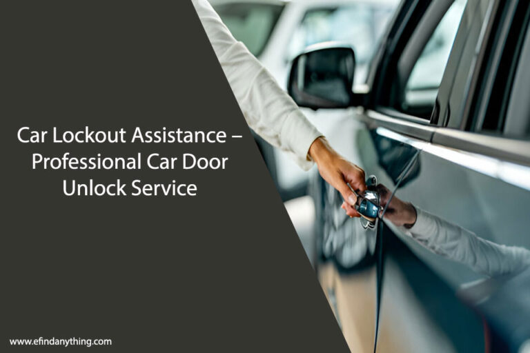 Professional Car Door Unlock Service
