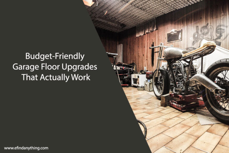 Budget-Friendly Garage Floor Upgrades That Actually Work