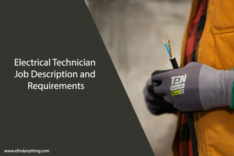Electrical Technician Job Description
