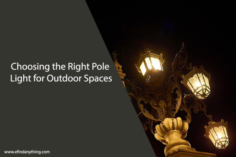 Pole Light for Outdoor