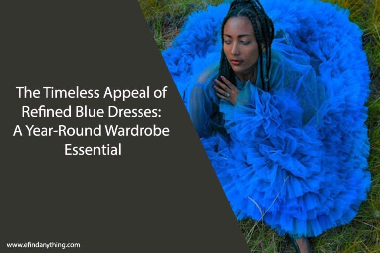 Refined Blue Dresses