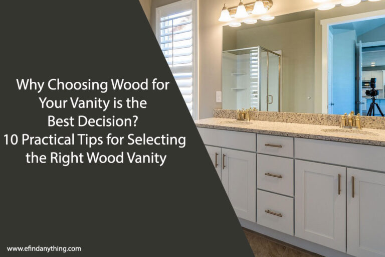Wood Vanity