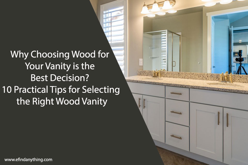 Wood Vanity