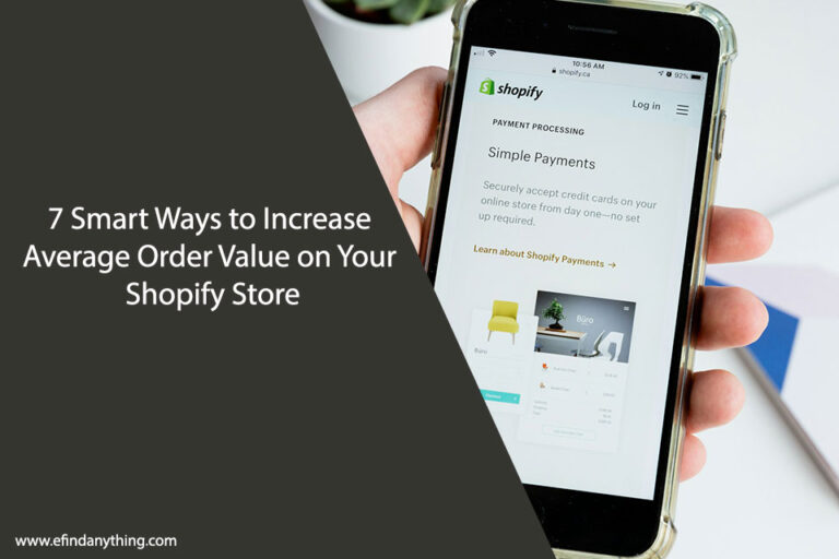 7 Smart Ways to Increase Average Order Value on Your Shopify Store
