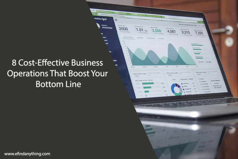 8 Cost-Effective Business Operations That Boost Your Bottom Line