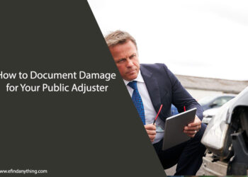 Document Damage for Public Adjuster