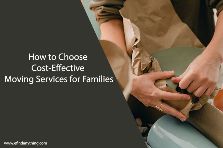 Moving Services for Families