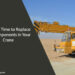 Signs It’s Time to Replace Key Components in Your Crane