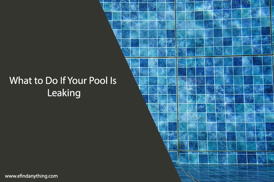 What to Do If Your Pool Is Leaking