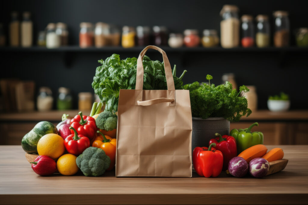 Fresh Food Market Shopping