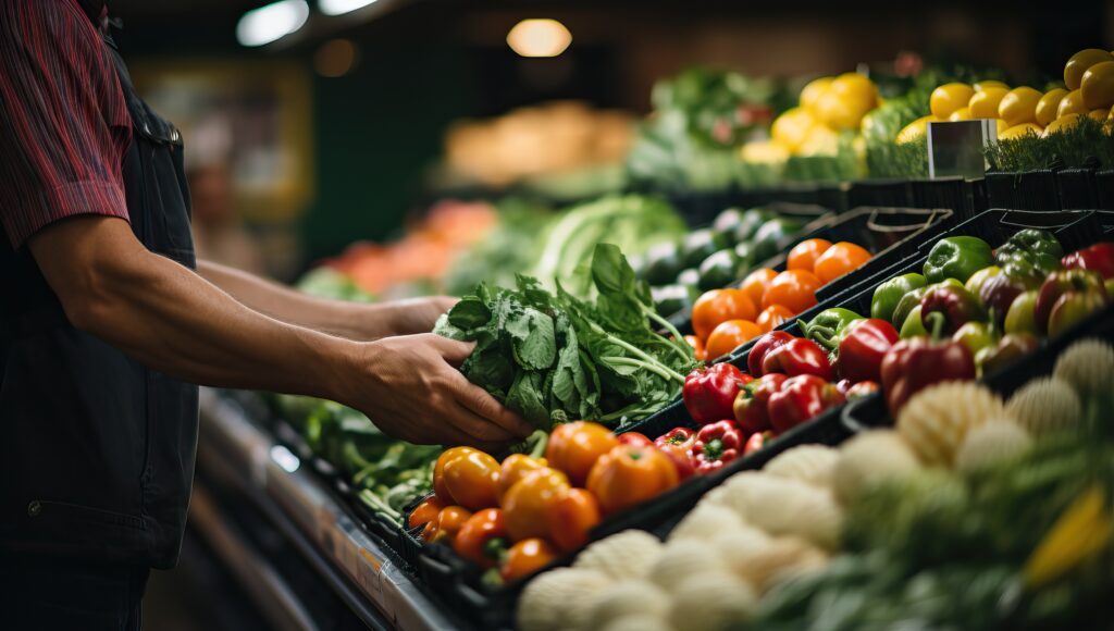 Fresh Food Market Shopping