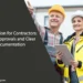 Automation for Contractors