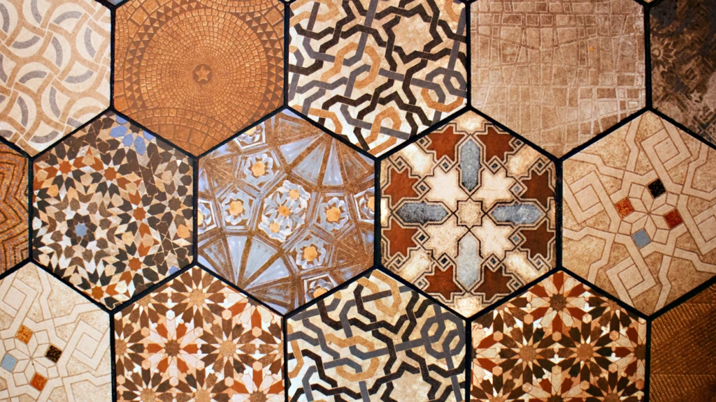 Mosaic tile interior design
