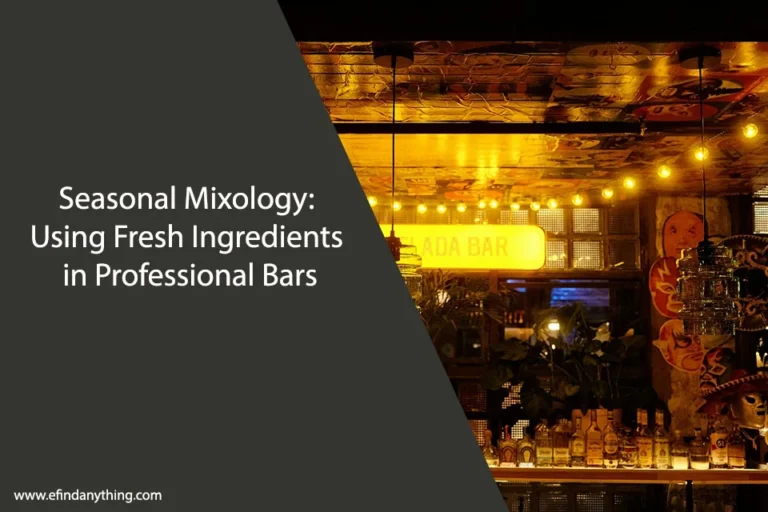 Seasonal Mixology