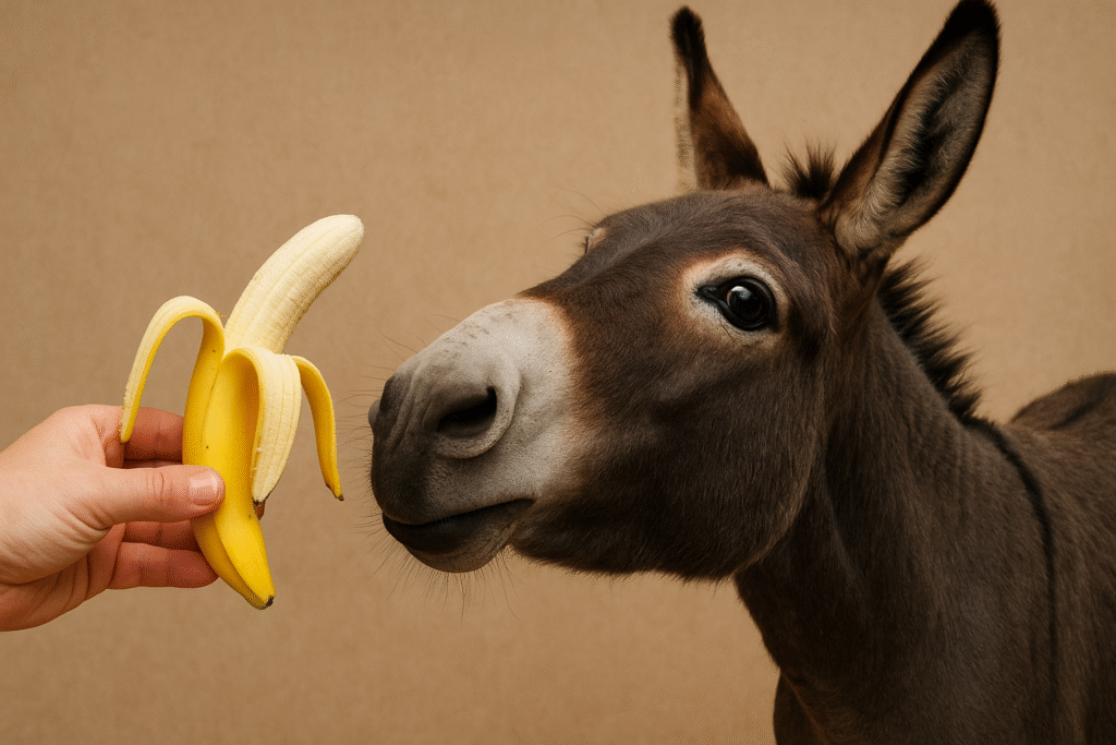 Can Donkeys Eat Bananas
