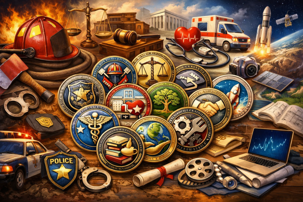 Challenge coins beyond the military
