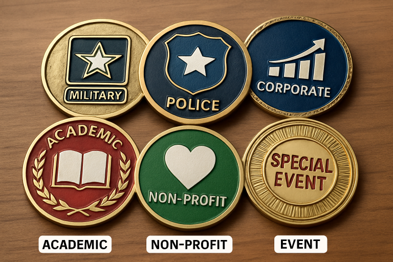 Challenge coins beyond the military