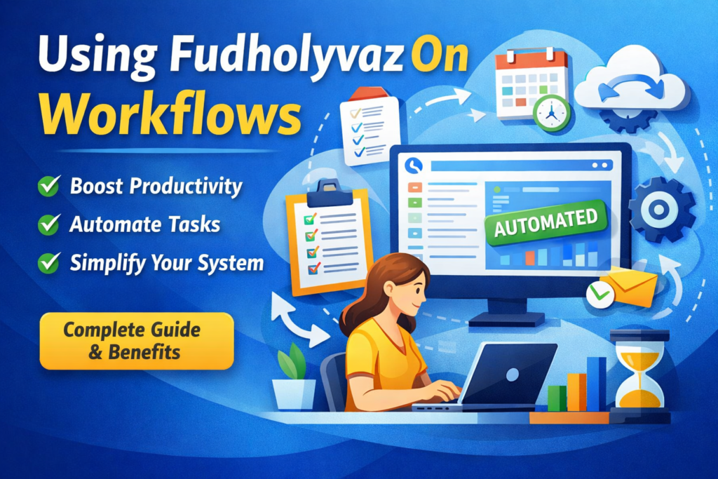Using Fudholyvaz on workflows to automate tasks and improve productivity