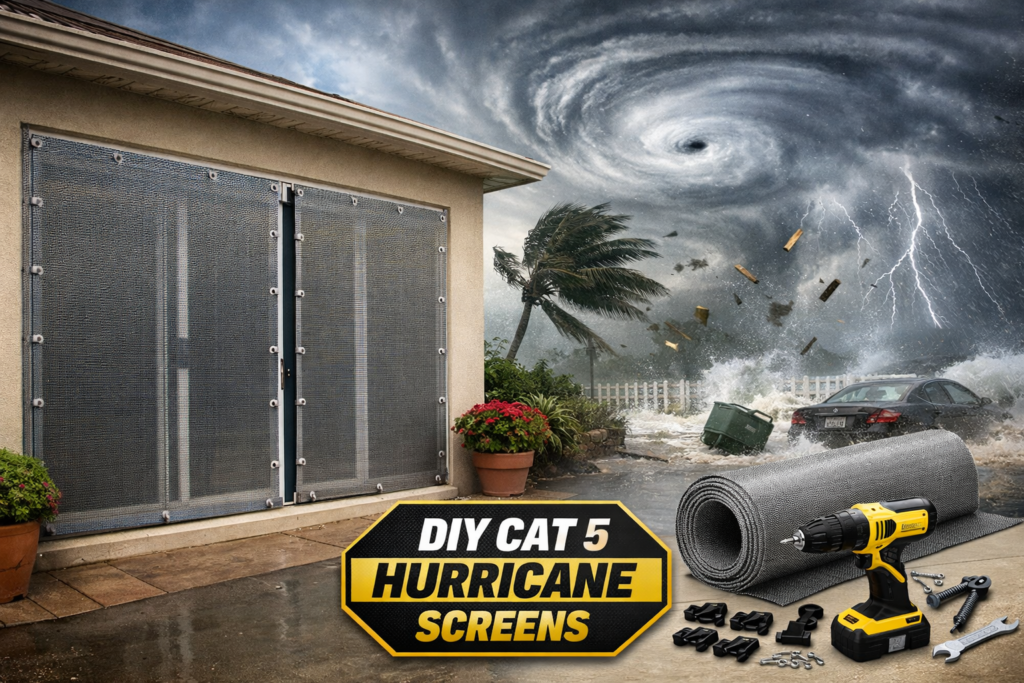 DIY Cat 5 Hurricane Screens