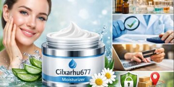 cilxarhu677 moisturizer bottle and packaging for skincare hydration