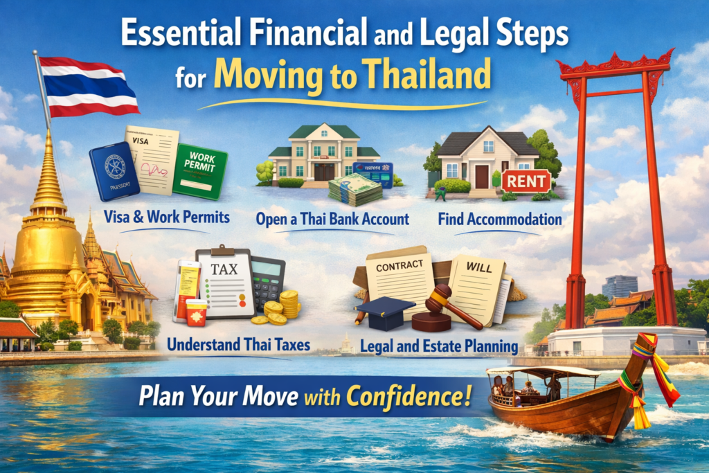 financial and legal steps for moving to Thailand