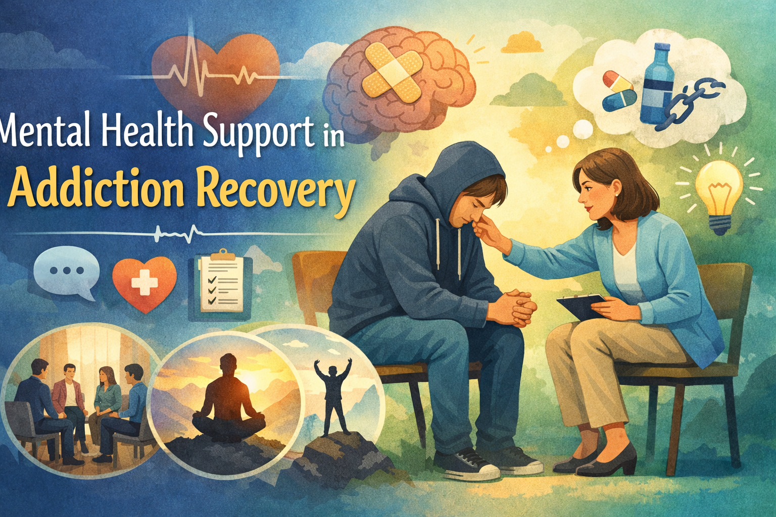 mental health support in addiction recovery