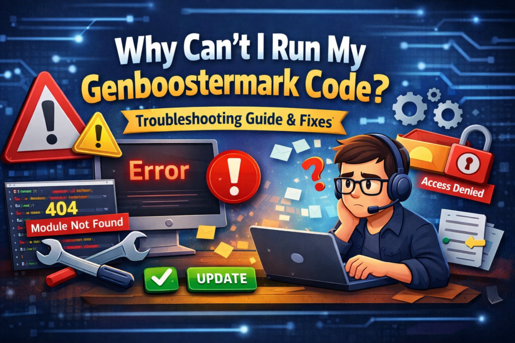 Why Can’t I Run My Genboostermark Code